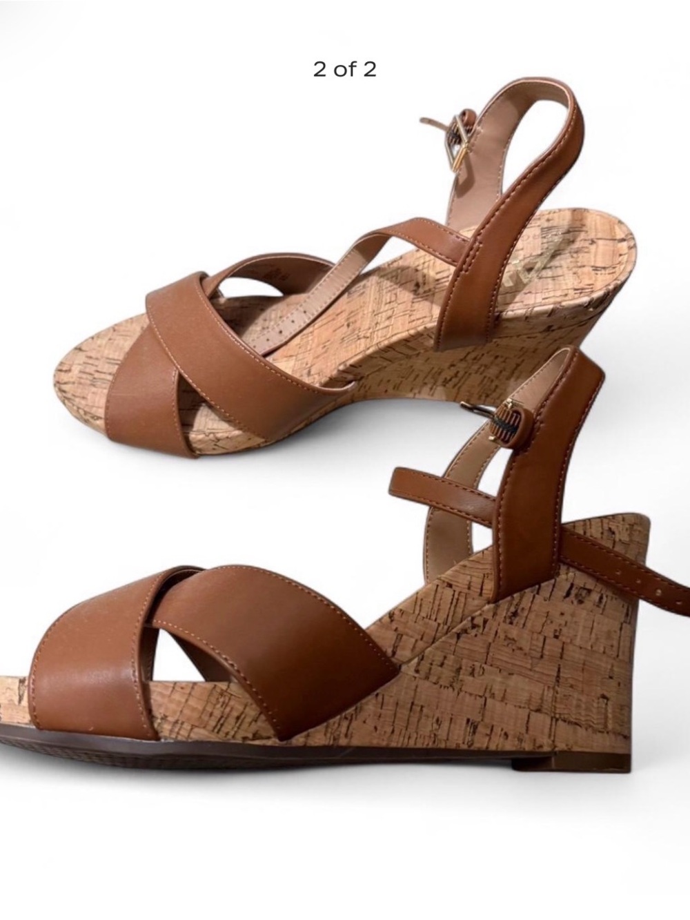 Target Brown Cork Wedge Sandals